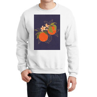 Orange Branch Crewneck Sweatshirt | Artistshot