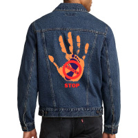 Stop Racism Men Denim Jacket | Artistshot