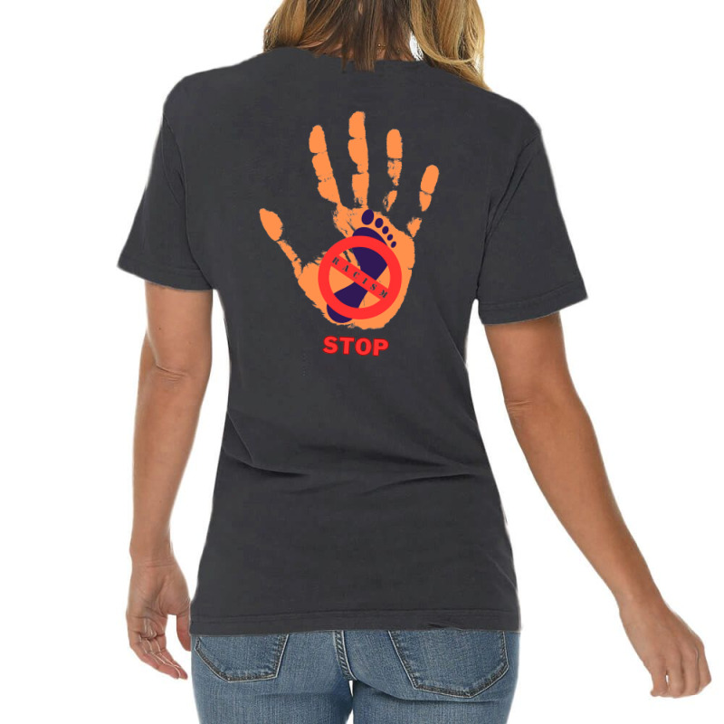 Stop Racism Vintage T-Shirt by ellyas | Artistshot