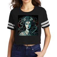 Potrait Pop Surrealism Girl Scorecard Crop Tee | Artistshot