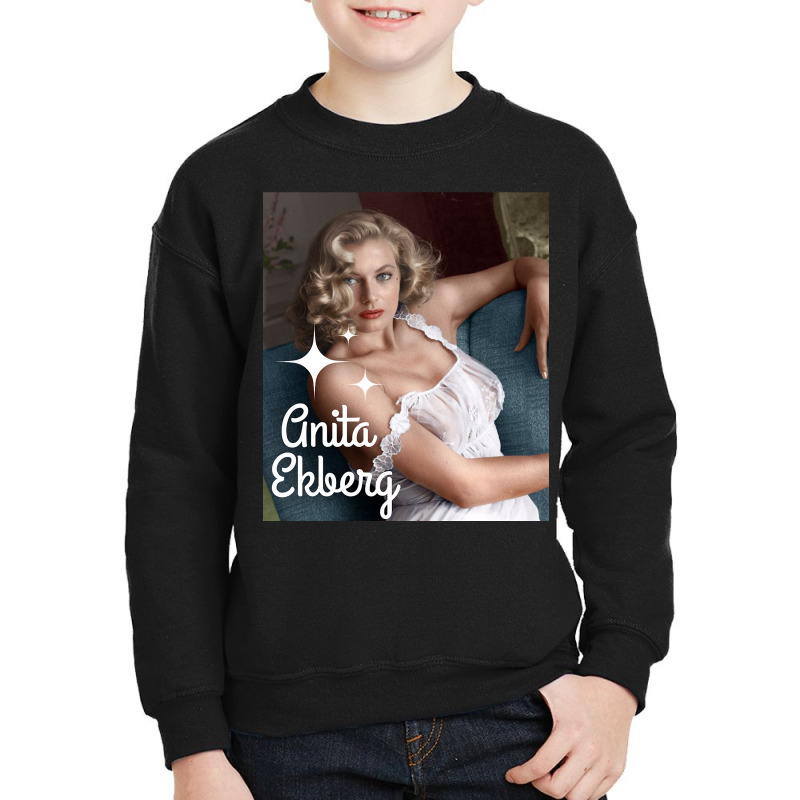 Anita Ekberg Youth Sweatshirt by ROBERT BRIDGES | Artistshot