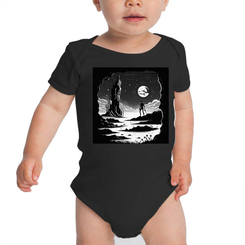 Boy In A Desolate Photography Baby Bodysuit by TheDol | Artistshot