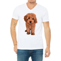 Ketchup Puppy V-neck Tee | Artistshot