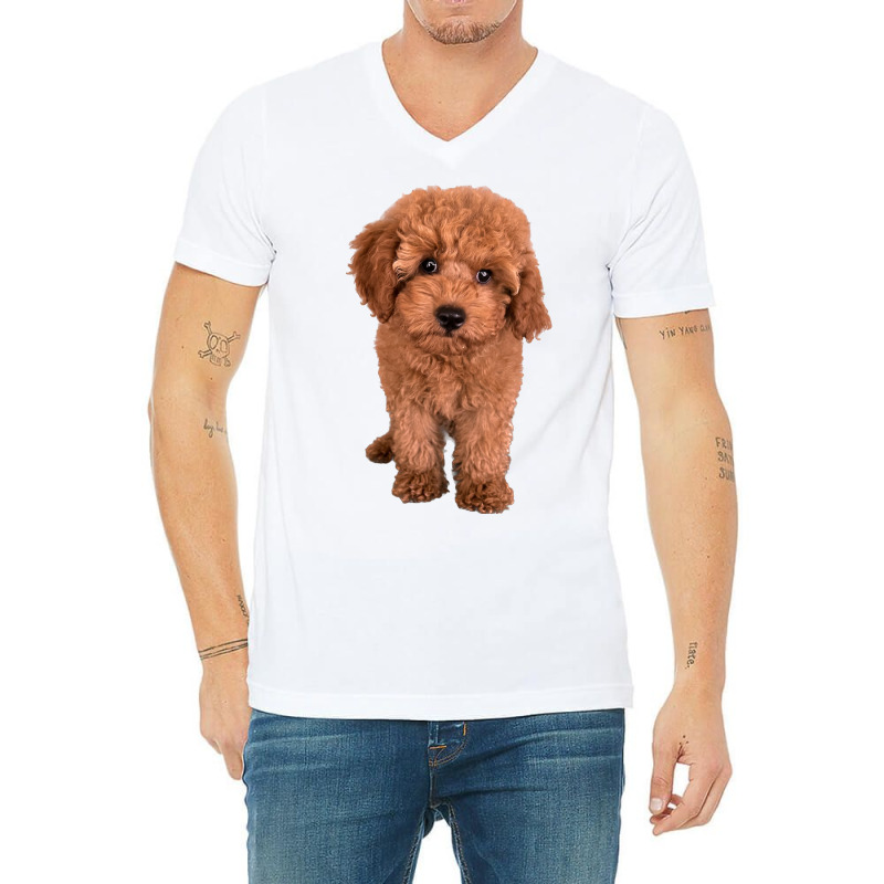 Ketchup Puppy V-neck Tee | Artistshot