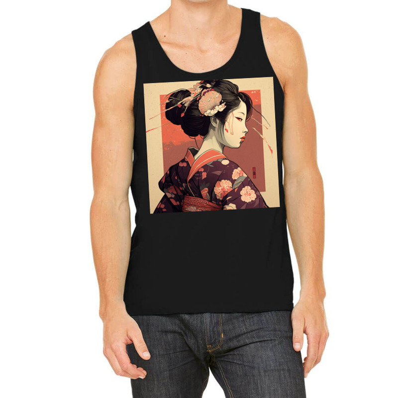 Japanese Women Looks At Camera Tank Top by Haven Treasures | Artistshot