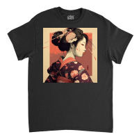 Japanese Women Looks At Camera Classic T-shirt | Artistshot