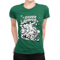 Silver Surfer 4 Ladies Fitted T-shirt | Artistshot