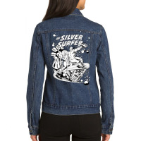 Silver Surfer 4 Ladies Denim Jacket | Artistshot