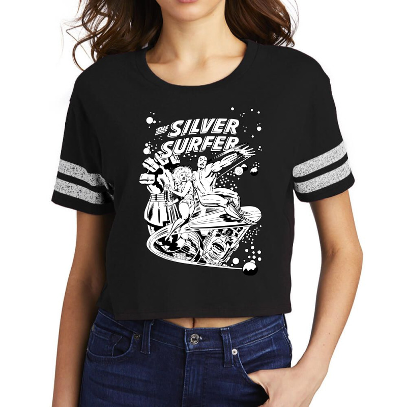 Silver Surfer 4 Scorecard Crop Tee | Artistshot