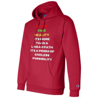 Space Time Realityperfect Gift Champion Hoodie | Artistshot