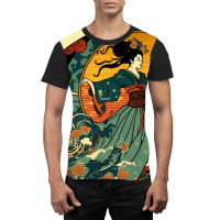 Woman Dancing In Ocean Graphic T-shirt | Artistshot