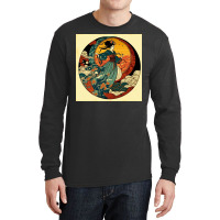 Woman Dancing In Ocean Long Sleeve Shirts | Artistshot