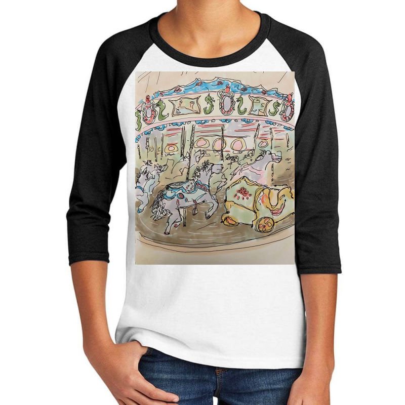 Como Park Carousel Youth 3/4 Sleeve | Artistshot