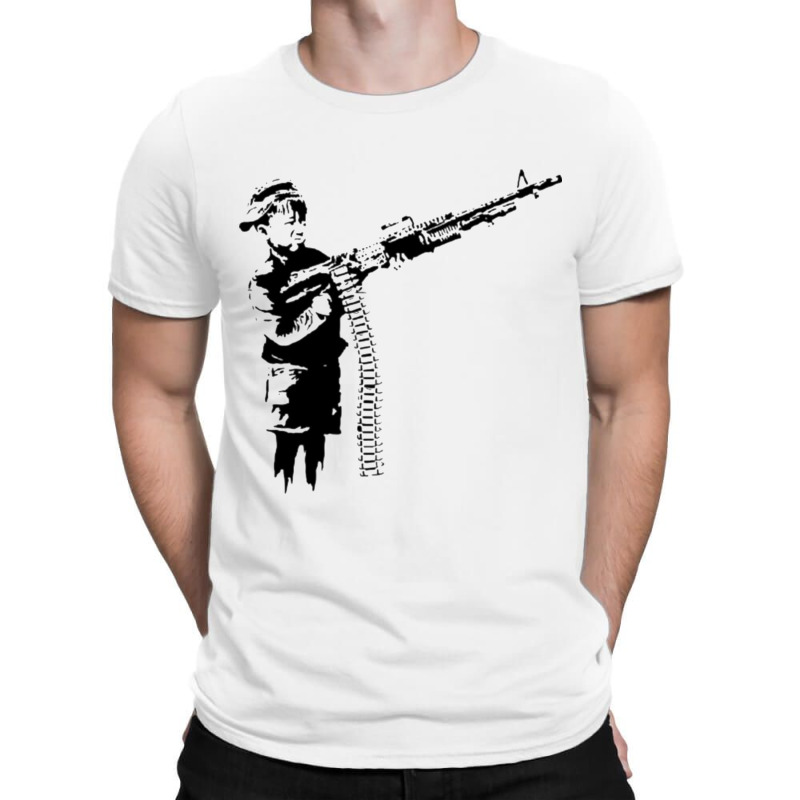 Banksy Child Soldier T-shirt | Artistshot