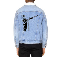 Banksy Child Soldier Unisex Sherpa-lined Denim Jacket | Artistshot