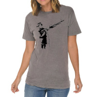 Banksy Child Soldier Vintage T-shirt | Artistshot