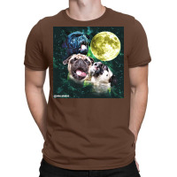 Howl At The Moon Pug Truck Stop Tee T-shirt | Artistshot