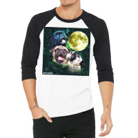 Howl At The Moon Pug Truck Stop Tee 3/4 Sleeve Shirt | Artistshot