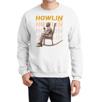 Howlin' Wolf Soul Man Rockin' Chair Fanart Crewneck Sweatshirt | Artistshot