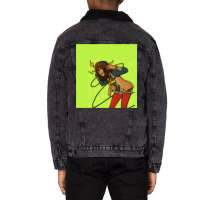 Kamala Khan Chiffon Top Unisex Sherpa-lined Denim Jacket | Artistshot