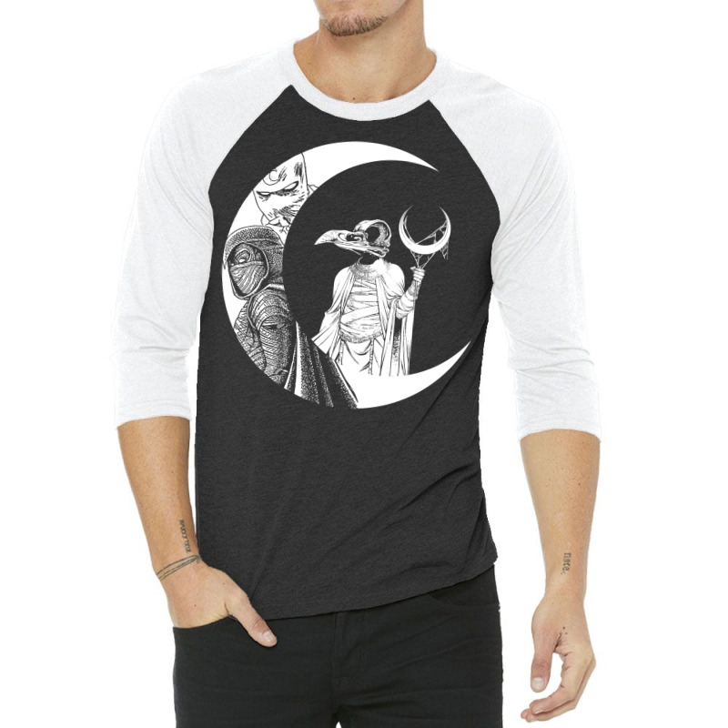 Moon Knight   Khonshu 3/4 Sleeve Shirt | Artistshot