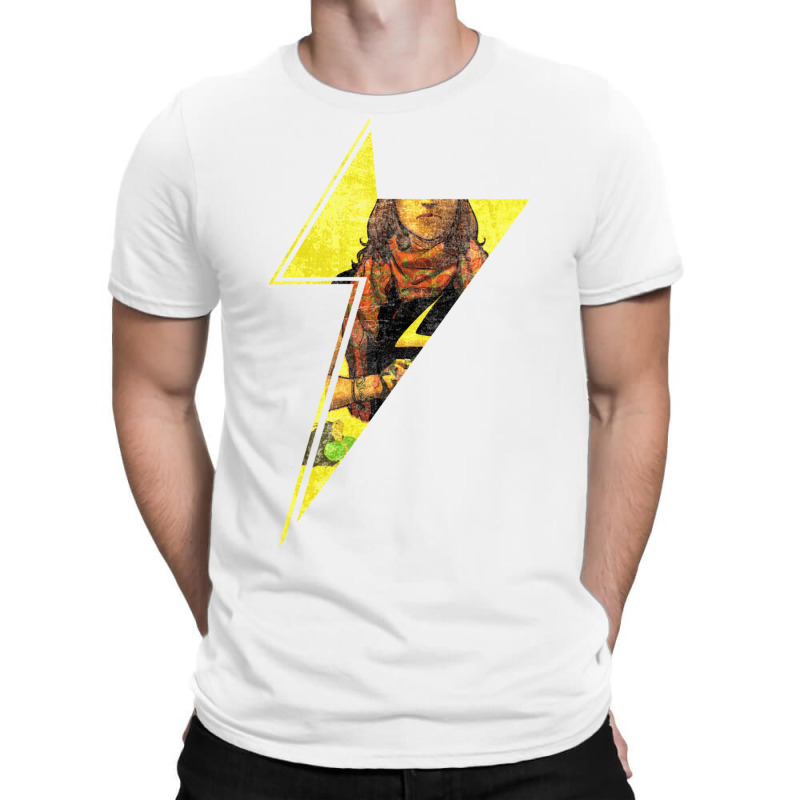 Ms Kamala Bolt Fitted T-shirt | Artistshot