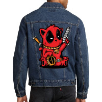 Kittypool Catpool Men Denim Jacket | Artistshot