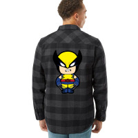 Wolverine Chibi Flannel Shirt | Artistshot