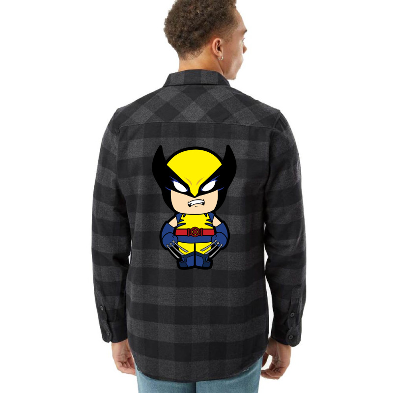 Wolverine Chibi Flannel Shirt | Artistshot