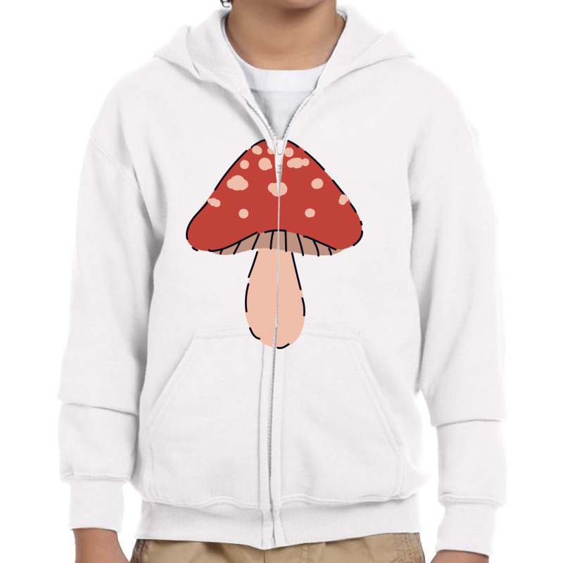 Cute Mushroom Design Youth Zipper Hoodie by dariia91 | Artistshot