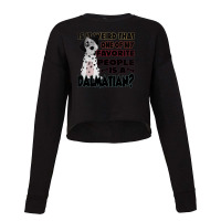 Dalmatian, Black White Spots, Dogs Cropped Sweater | Artistshot