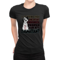 Dalmatian, Black White Spots, Dogs Ladies Fitted T-shirt | Artistshot