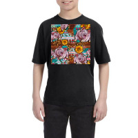 Western Landrace Pig With Sunflowers Seamless Youth Tee | Artistshot