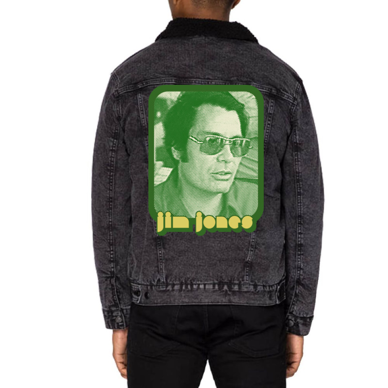 Jim Jones  Retro Style Cult Leader Design Unisex Sherpa-Lined Denim Jacket by luksixhefri0 | Artistshot