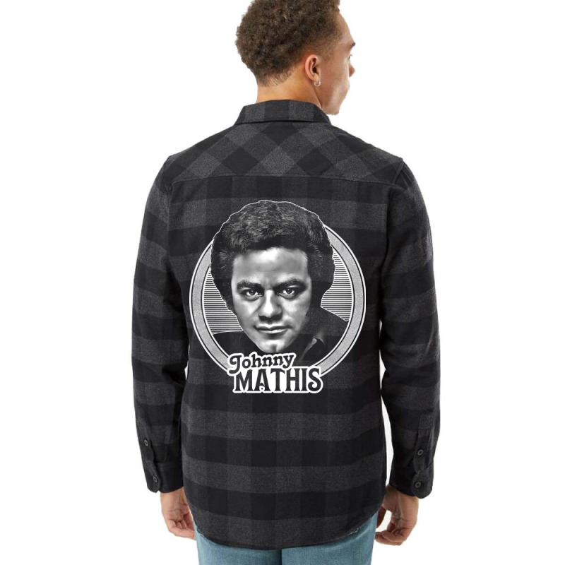 Johnny Mathis    70s Retro Fan Art2 Flannel Shirt | Artistshot