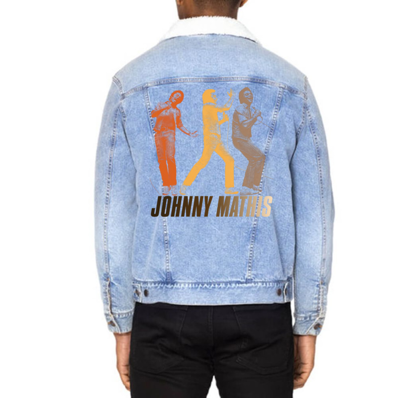 Johnny Mathis Moves Unisex Sherpa-lined Denim Jacket | Artistshot