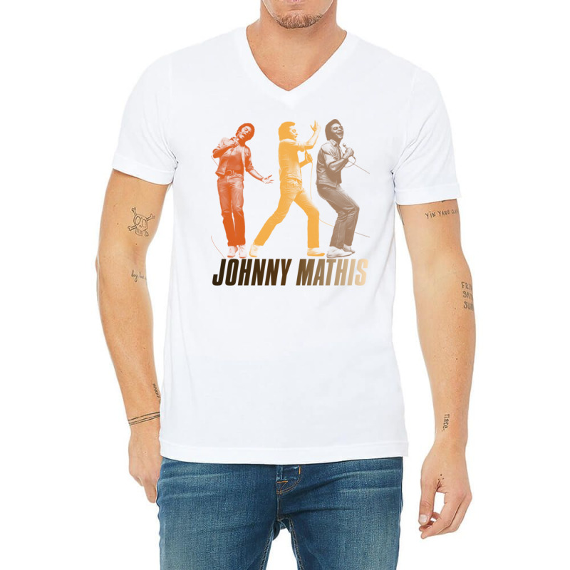 Johnny Mathis Moves V-neck Tee | Artistshot