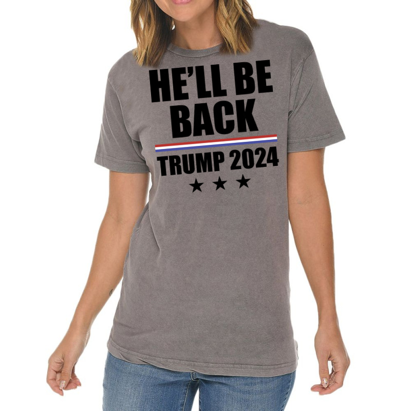 Be Back Trump 2024 T Shirt Vintage T-shirt | Artistshot