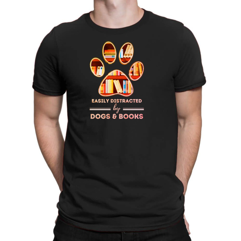 Books And Dogs Lover T-shirt | Artistshot