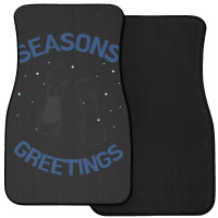 Seasons Greetings Front Car Mat | Artistshot