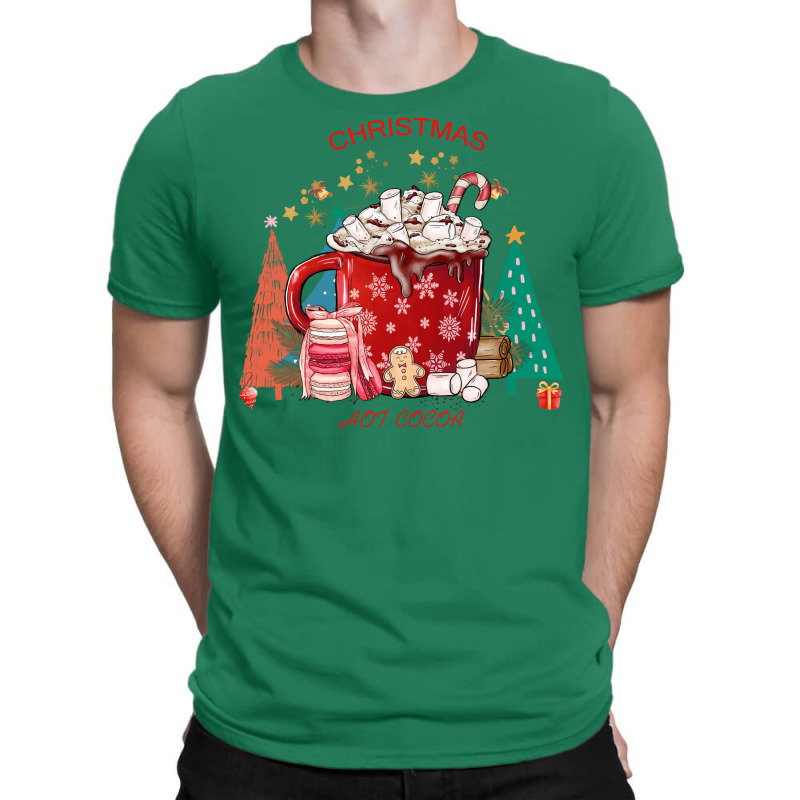 Christmas Hot Cocoa Sblimation T Shirts Merry Chri T-shirt | Artistshot