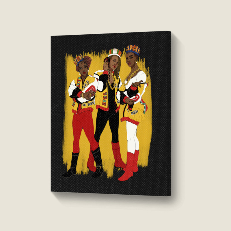 Salt N Pepa 90s Hip-hop Music Portrait Canvas Print | Artistshot