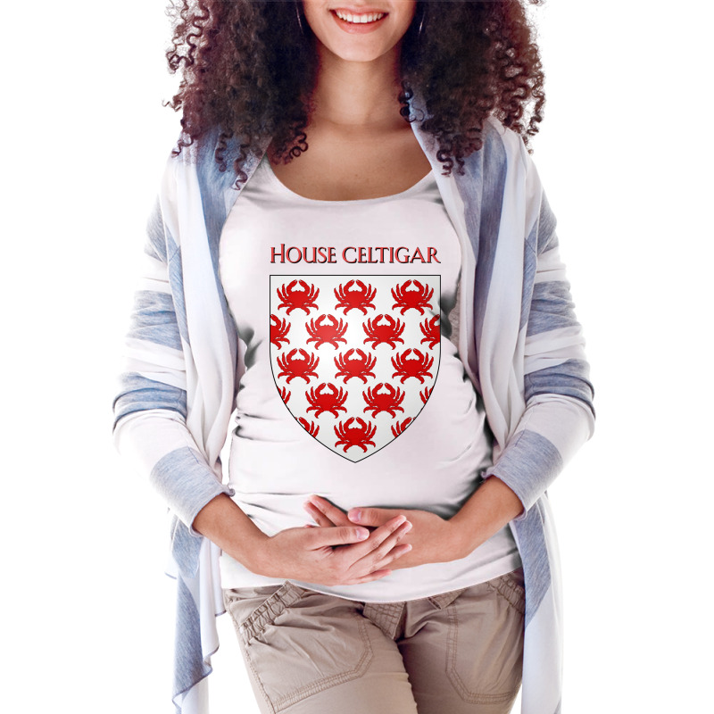 House Celtigar Coat Of Arms Heraldry Sigil   A Son Maternity Scoop Neck T-shirt | Artistshot