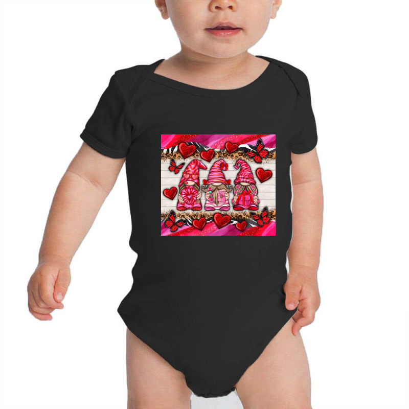 Valentine's Day Gnome Tumbler Baby Bodysuit by enoddigitalart@gmail.com | Artistshot