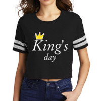 Happy King_s Day Design (5) Scorecard Crop Tee | Artistshot