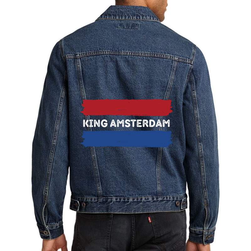 Feast Day Amsterdam Holland Koningsdag Men Denim Jacket | Artistshot