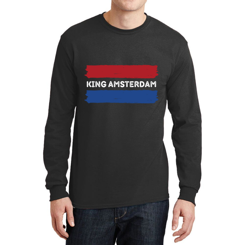 Feast Day Amsterdam Holland Koningsdag Long Sleeve Shirts | Artistshot