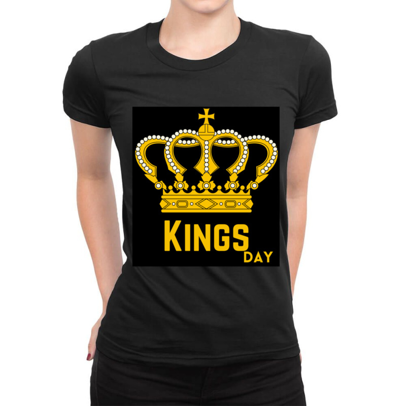 Kings Day Ladies Fitted T-Shirt by AamiraMelon | Artistshot