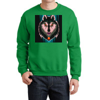 Alpha Wolf Boss Marine Theme Crewneck Sweatshirt | Artistshot