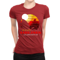 Dracarys Airlines   All Men Must Fly Distressed Ladies Fitted T-shirt | Artistshot